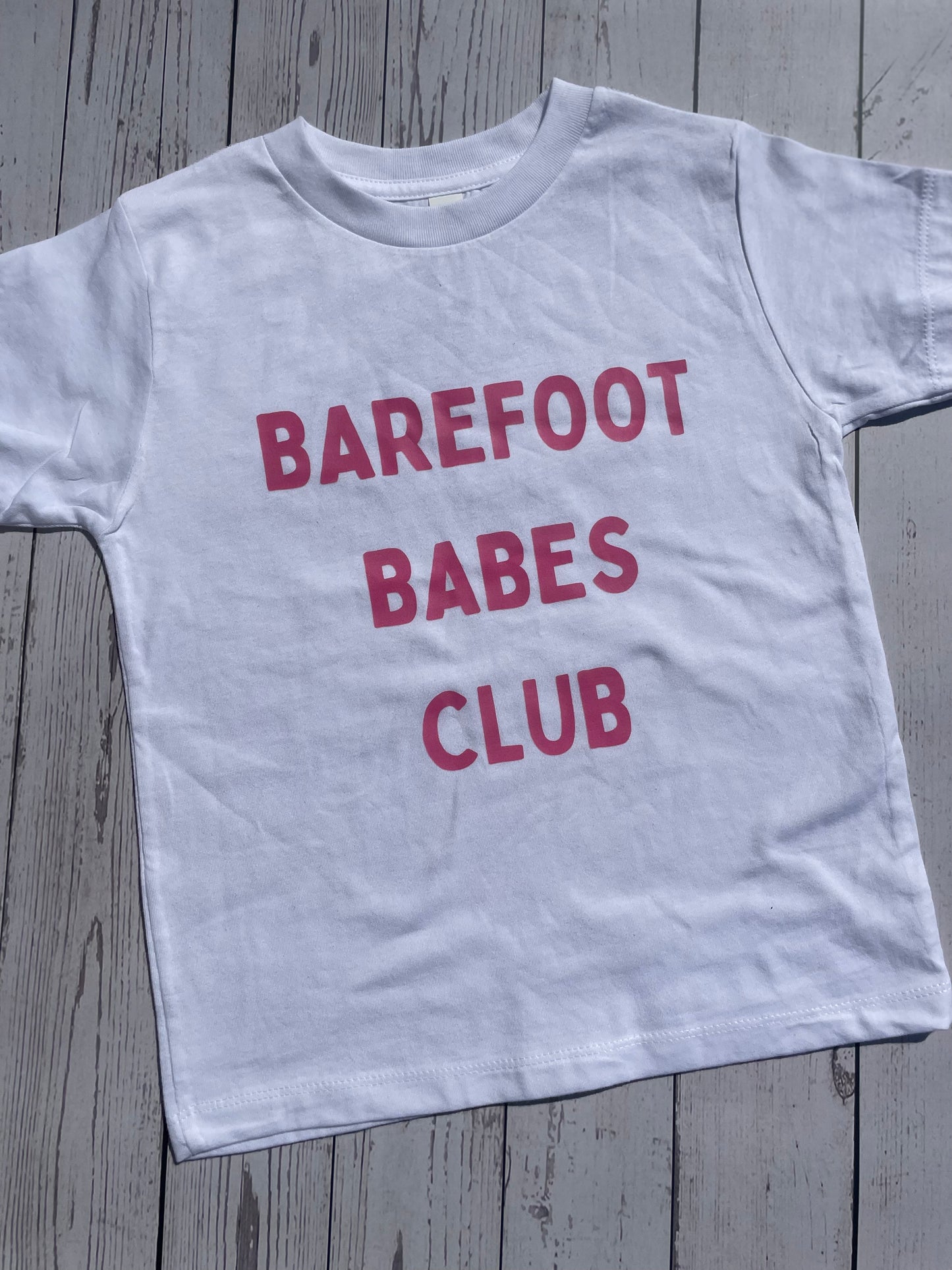 Barefoot Babes Club- Toddler Tee