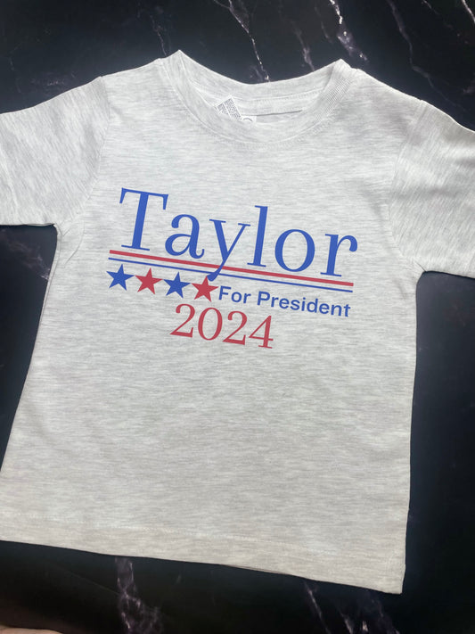 Taylor For President- Toddler Tee