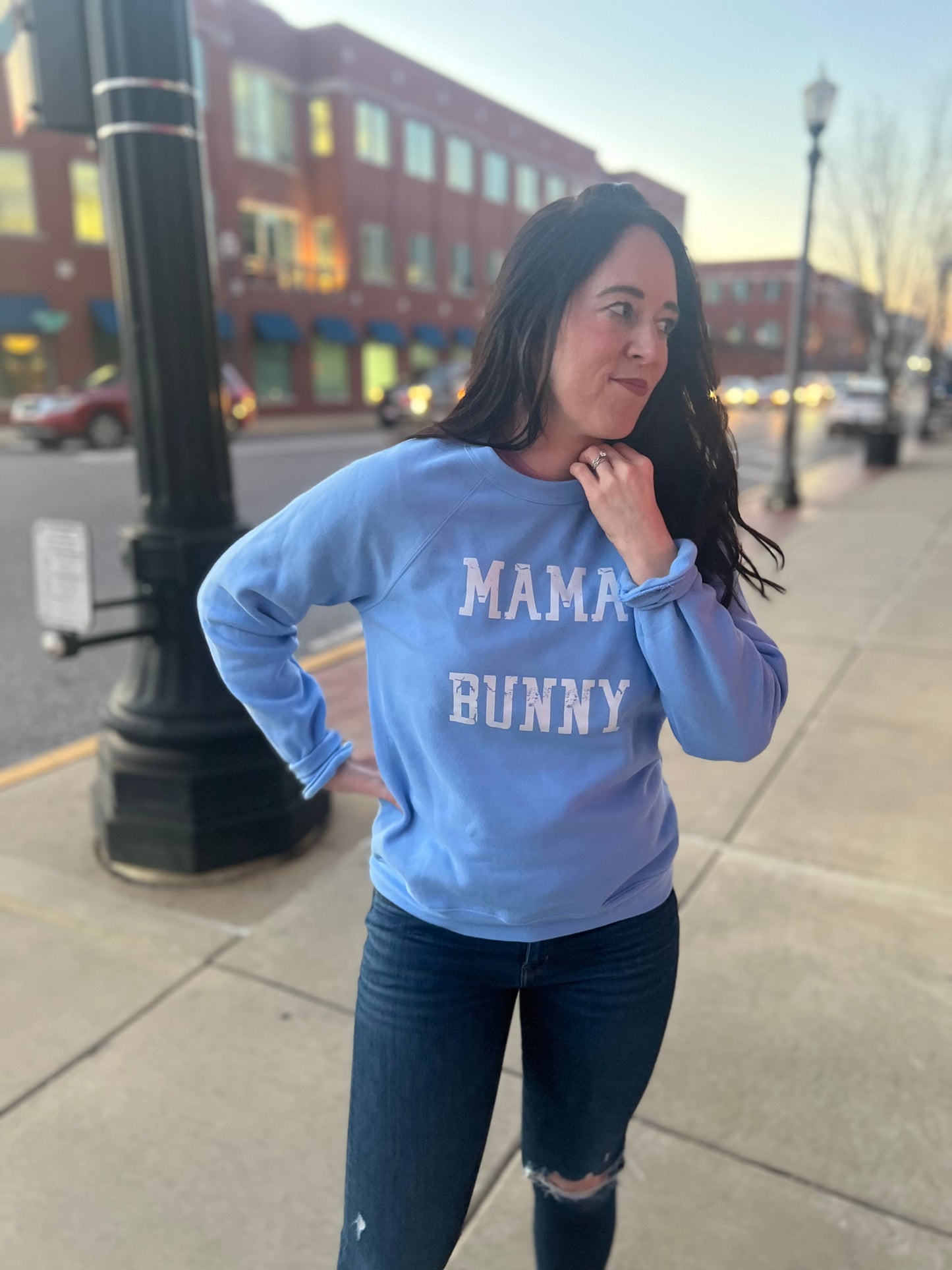 Mama Bunny Sweatshirt- Women's Sweatshirt
