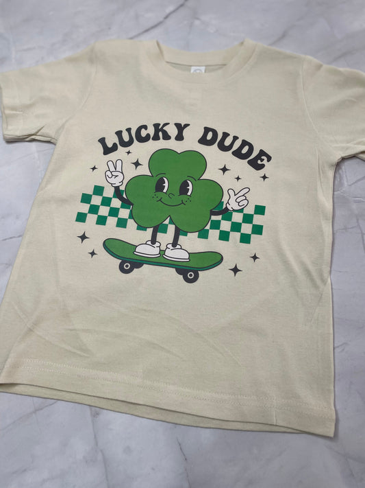 Lucky Dude- Toddler Tee