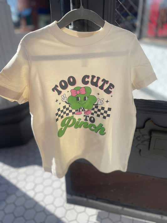 Too Cute To Pinch- Toddler Tee