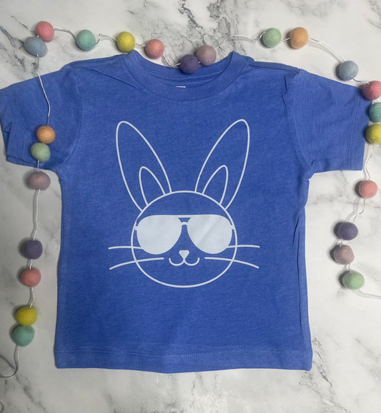 Peter Tee | Blue and White | Toddler Bunny Tee